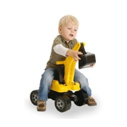 Excavator Lena Giga Trucks galben-negru, 70 cm