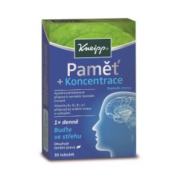 Kneipp Supliment alimentar Memorie și concentrare,30 tablete.