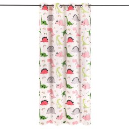 Draperie cameră copii 4Home Dino roz, 140 x 245 cm