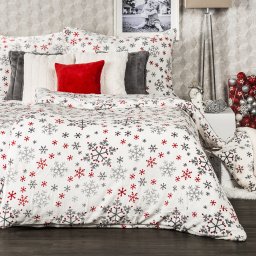 Lenjerie de pat din microflanel 4Home Snowflakes,140 x 220 cm, 70 x 90 cm, 140 x 220 cm, 70 x 90 cm