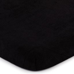 Cearșaf de pat 4Home, din frotir, negru, 90 x 200 cm, negru, 90 x 200 cm