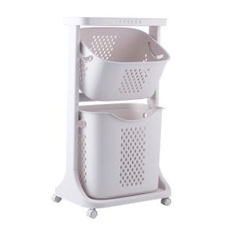 Set coșuri universale 4Home DUO cu rotile, 2 nivele, 2 etaje