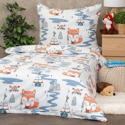 Lenjerie de pat pentru copii 4Home Indian fox, 140 x 200 cm, 70 x 90 cm