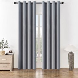Draperie blackout 4Home Manila gri deschis, 150 x 250 cm, gri deschis