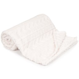 Pătură 4Home Cozy Knit crem, 150 x 200 cm