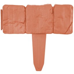 Palisadă de grădină - bordură 4Home Terracotta,2,5 m, teracotă