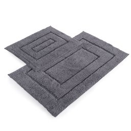 Set de covoare de baie 4Home Retta , 50 x 60 cm,60 x 100 cm, gri