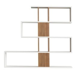 Bibliotecă Karlin Walnut, maro