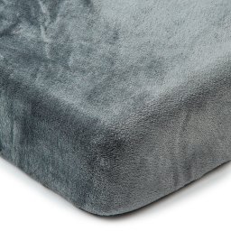 Cearșaf de pat micro-flanelă 4Home, gri închis, gri închis, 160 x 200 cm