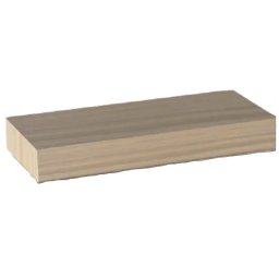 Raft de perete Gana, stejar, 80 x 25 x 5 cm