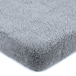 Cearșaf de pat 4Home imitație blăniță gri închis, gri închis, 90 x 200 cm