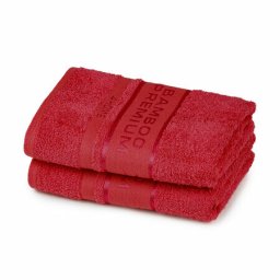 Prosop 4Home Bamboo Premium, roșu, 30 x 50 cm, roșu