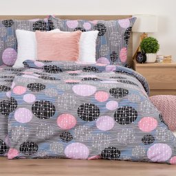 Lenjerie de pat din crep 4Home Pink illusion, 160 x 200 cm, 70 x 80 cm