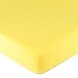 Cearşaf de pat 4Home jersey, galben, galben, 90 x 200 cm