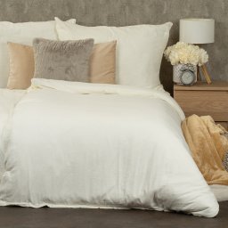Lenjerie de pat Muselină 4Home Beige, 140 x 200 cm, 70 x 90 cm, crem deschis