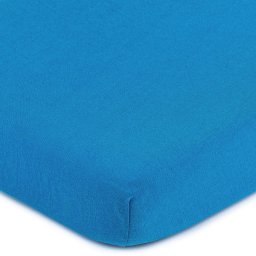 Cearşaf de pat 4Home jersey, albastru, albastru, 90 x 200 cm