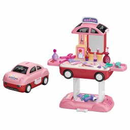 Set pentru fete salon de frumusețe în mașină Baby Mix 2in1, 50 x 25,5 x 55 cm