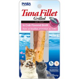 INABA Cat Grilled Tuna Fillet - în supă de crab 15 g