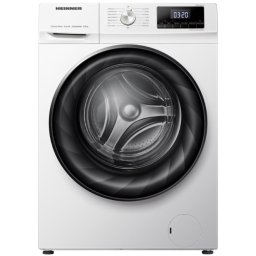 Masina de spalat rufe cu uscator Heinner HWDM-H9614A, 1400 Rpm, spalare 9 Kg, uscare 6 kg, clasa A, 15 programe, motor inverter, alb
