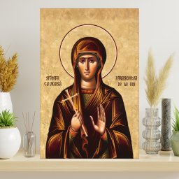 Tablou Canvas – Sfânta Cuvioasă Parascheva de la Iași TRO4 (Dimensiune LxH: 100x150cm)