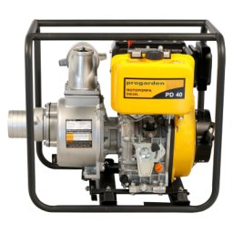 Motopompa 4 toli ProGARDEN PD40, maxim 40 mc/ora, inaltime refulare 16 m, diesel, putere 8.6 cp
