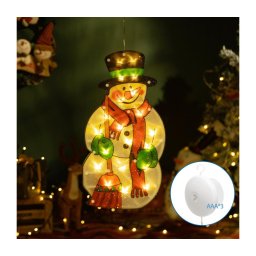 Decorațiune LED de Crăciun Aigostar LED/3xAAA om de zăpadă 25cm