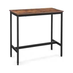 Masă de bar BARTIS maro/negru