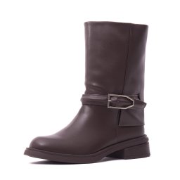 Ghete dama din piele naturala, Karisma, V724A494H-61B-C457 02-N, maro