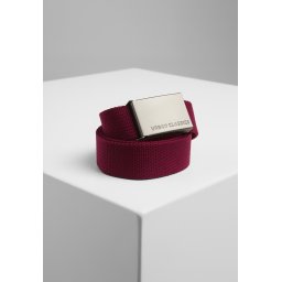 Curea din pânză bordo