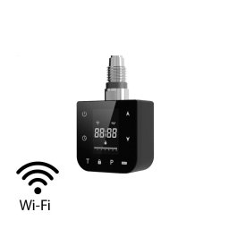 Wifi încălzire cartuș uscător de prosoape pentru radiator cu termostat digital 400W negru