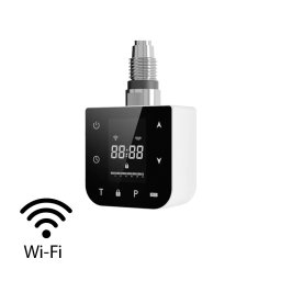 Wifi încălzire cartuș uscător de prosoape pentru radiator cu termostat digital 600W alb