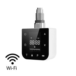 Încălzitor cu cartuș Wifi pentru uscător de prosoape cu termostat digital 800W alb
