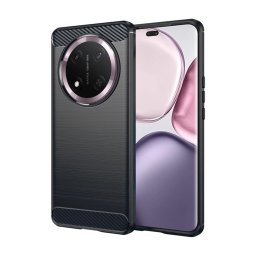 Husa silicon Honor Magic7 Lite X9c Techsuit - Carbon Silicone - Black
