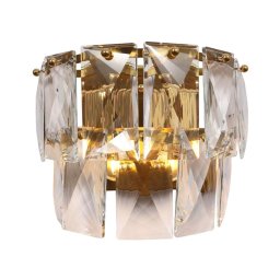 Aplică de cristal CHELSEA 2xE14/40W/230V aurie