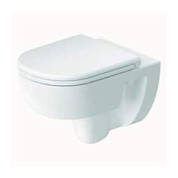 Duravit 45130900B2 - Vas WC suspendat D-CODE cu capac, ceramică, alb lucios