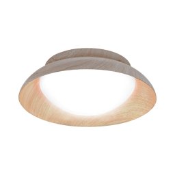 Osram - Plafonieră ORBIS MILAN 2xE27/10W/230V, Ø 30,5 cm, finisaj lemn