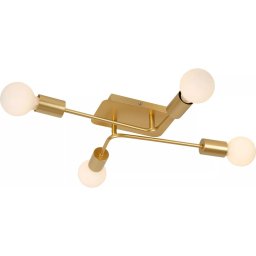 Lucide 21118/04/02 - Lustru aplicat LESTER, 4xE27/40W/230V, auriu