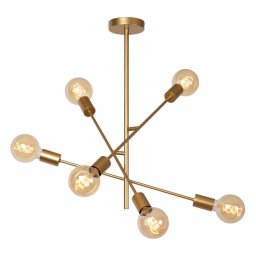 Lucide 21119/06/02 - Lustră pe tijă LESTER 6xE27/40W/230V