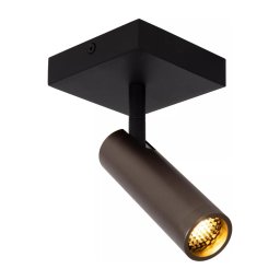 Lucide 22974/01/15 - Spot orientabil GRADO 1xGU10/40W/230V maro/negru