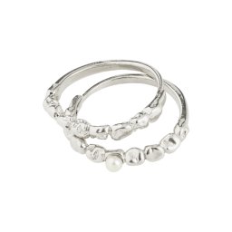 Pilgrim Inele 'Shift' argintiu