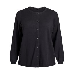 Zizzi Geacă tricotată 'Ella' negru