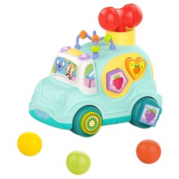 Masinuta cu Sunete si Forme pentru Sortare, vernil, 18 luni+