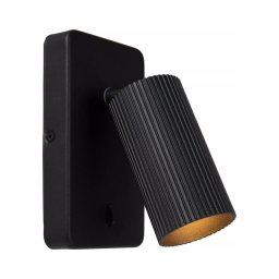 Lucide 09239/11/30 - Aplica spot de perete CLUBS 1xGU10/40W/230V negru