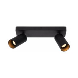 Lucide 09939/02/30 - Spot CLUBS 2xGU10/40W/230V negru