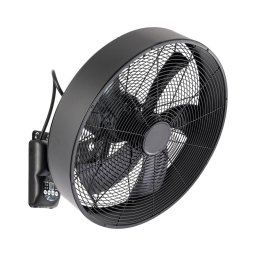 ZEVENTI - Ventilator de perete FANNY 50W/230V negru + telecomandă