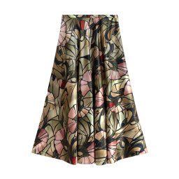 TED BAKER Fusta Alhie Printed Midi 281183 black
