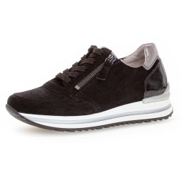GABOR Sneaker low negru / argintiu