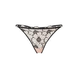 Chantelle Tanga 'LUSH' roz pastel / negru