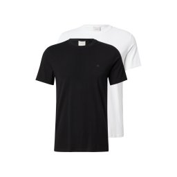 Calvin Klein Tricou azur / alb