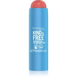 Rimmel Kind & Free machiaj multifuncțional pentru ochi, buze și față culoare 001 Caramel Dusk 5 g